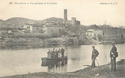 / CPA FRANCE 30 "Boucoiran, vue générale et le Gardon"