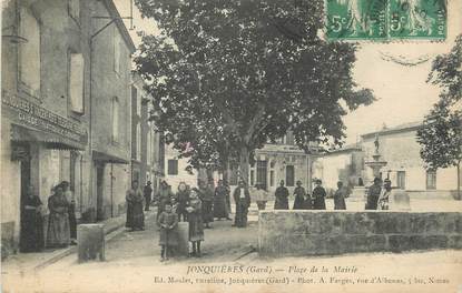 / CPA FRANCE 30 "Jonquières, place de la mairie"