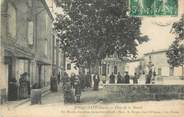 30 Gard / CPA FRANCE 30 "Jonquières, place de la mairie"