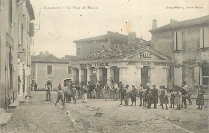 / CPA FRANCE 30 "Gallargues, la place du marché"