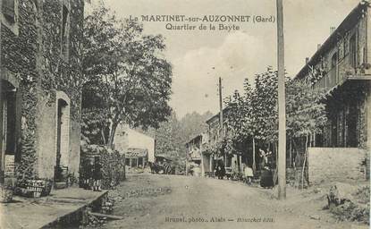 / CPA FRANCE 30 "Le Martinet sur Auzonnet, quartier de la Bayle"