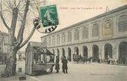 30 Gard / CPA FRANCE 30 "Nîmes, gare des voyageurs"