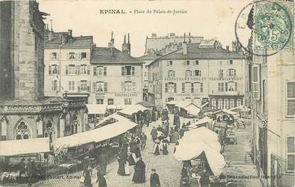 CPA FRANCE 88 "Epinal, Place du Palais de Justice" / CHAPELLERIE