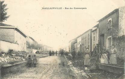 CPA FRANCE 88 "Haillainville, rue des commerçants"