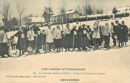 CPA FRANCE 88 "Gérardmer, départ de courses en skis des dames"