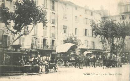 CPA FRANCE 83 "Toulon, la Place d'Italie"