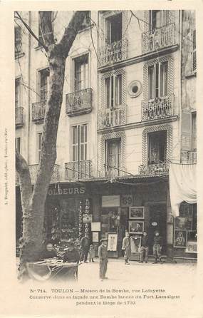 CPA FRANCE 83 "Toulon, Maison de la Bombe, rue Lafayette"