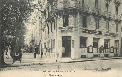 CPA FRANCE 83 "Toulon, Banque La société générale"