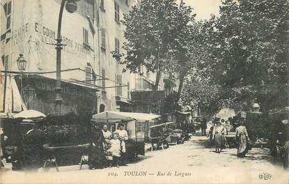 CPA FRANCE 83 "Toulon, la rue de Lorgues"