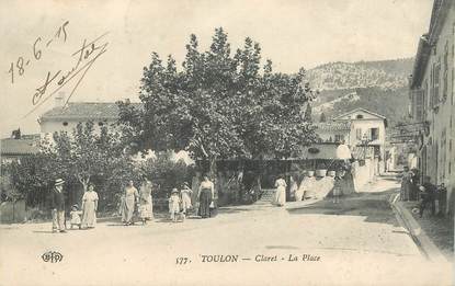 CPA FRANCE 83 "Toulon, Claret, la Place"
