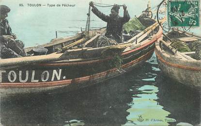 CPA FRANCE 83 "Toulon, type de pêcheur"