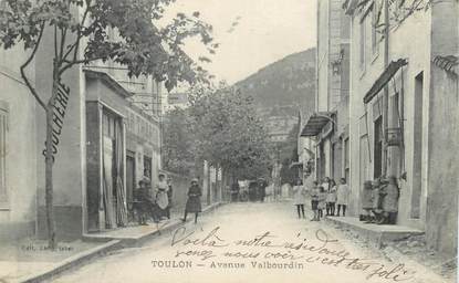 CPA FRANCE 83 "Toulon, avenue Valbourdin"