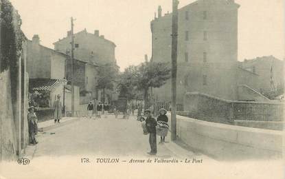 CPA FRANCE 83 " Toulon, avenue Valbourdin"