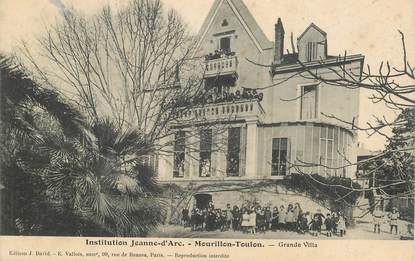  CPA FRANCE 83 " Toulon, Mourillon, Institution Jeanne d'Arc"