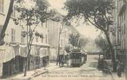 83 Var  CPA FRANCE 83 " Toulon, Pont du Las, route de Marseille" / TRAMWAY