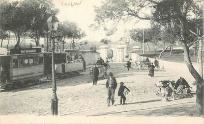  CPA FRANCE 83 " Toulon" / TRAMWAY