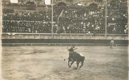 / CARTE PHOTO FRANCE 30 "Nîmes" /  CORRIDA /  TAUREAU