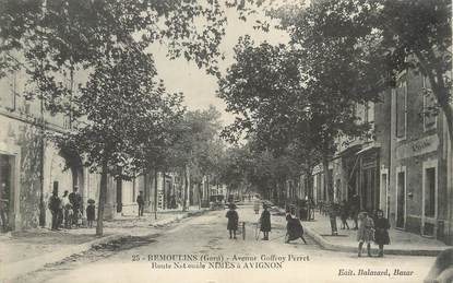 / CPA FRANCE 30 "Remoulins, av Goffroy Perret"