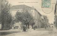 30 Gard / CPA FRANCE 30 "Salindres, place Balard et rue Henri Merle"