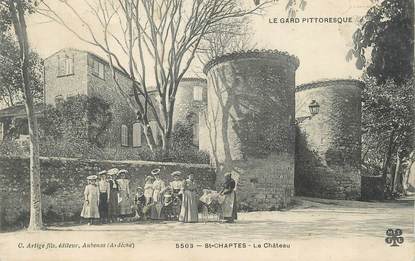/ CPA FRANCE 30 "Saint Chaptes, le château"