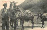 65 Haute PyrÉnÉe CPA FRANCE 65 "Conducteur de mulets dans les pyrénées" / ANE