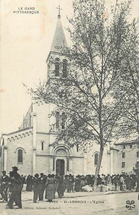 / CPA FRANCE 30 "Saint Ambroix, l'église"