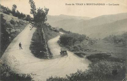 / CPA FRANCE 30 "Route du Vigan à Montdardier"