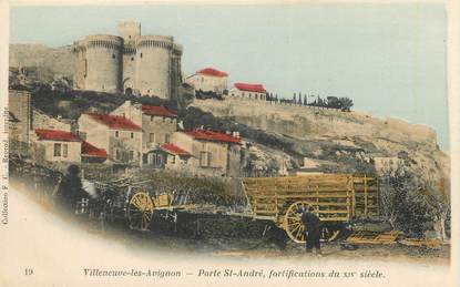 / CPA FRANCE 30 "Villeneuve les Avignon, porte Saint André"