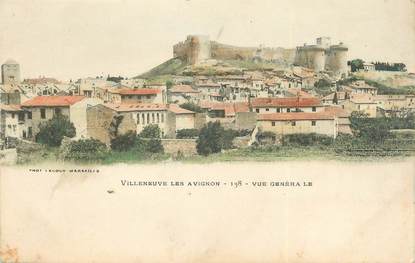 / CPA FRANCE 30 "Villeneuve les Avignon, vue générale"