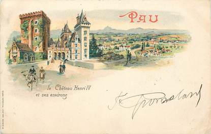 CPA FRANCE 64 "Pau, le Chateau Henri IV et ses environs"