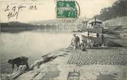 47 Lot Et Garonne CPA FRANCE 47 "Agen, la Garonne et les quais, les laveuses"