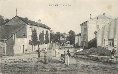 CPA FRANCE 88 "Uzemain, la rue"