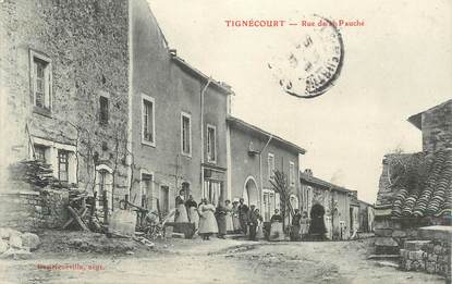 CPA FRANCE 88 "Tignécourt, rue de la Pauché"