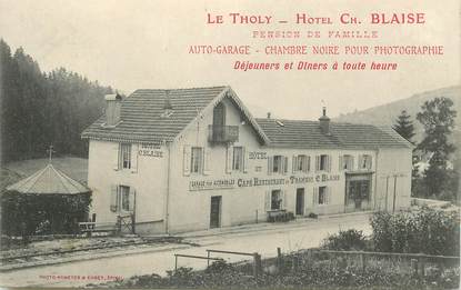 CPA FRANCE 88 "Le Tholy, Hotel Ch. Blaise, pension de famille"