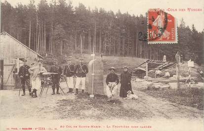 CPA FRANCE 88 "Au col de Sainte Marie, la Frontière"