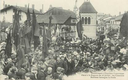 CPA FRANCE 88 "Raon l' Etape, enterrement d'Edouard Cordonnier"