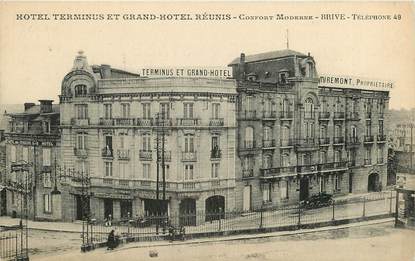 CPA FRANCE 19 "Hotel Terminus et Grand Hotel, Brive"