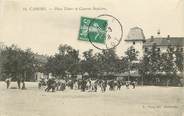 46 Lot CPA FRANCE 46 "Cahors, Place Thiers et Caserne Bessières"