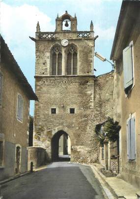 / CPSM FRANCE 31 "Aurignac, le porche de l'église"