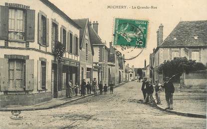 CPA FRANCE 89 "Michery, la grande rue "
