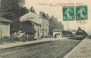 89 Yonne CPA FRANCE 89 "Champigny sur Yonne, la gare" / TRAIN