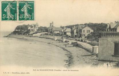 CPA FRANCE 85 "Ile de Noirmoutier, anse de Souzeaux"