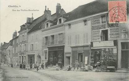 CPA FRANCE 89 "Chablis, rue des vieilles Boucheries"