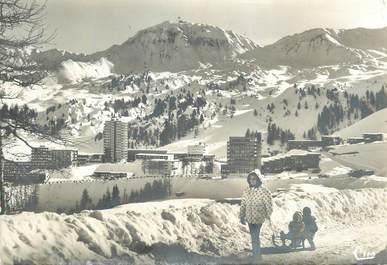 / CPSM FRANCE 73 "La Plagne, vue générale et la Grande Rochette"