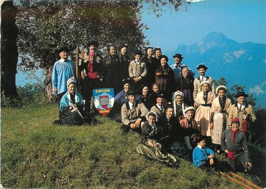 / CPSM FRANCE 73 "Ugine" / GROUPE FOLKLORIQUE