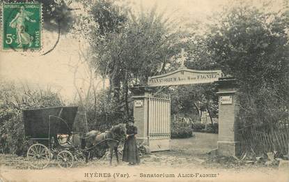 CPA FRANCE 83 "Hyères, sanatorium Alice Fagniez"