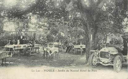 CPA FRANCE 83 "Le Luc, Pioule, Jardin du Nouvel Hotel du Parc"