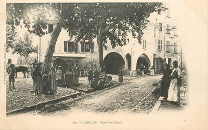 CPA FRANCE  83 "Ollioules, Place de l'Eglise"