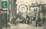 83 Var CPA FRANCE  83 "Rians, rue et Place du Caron"