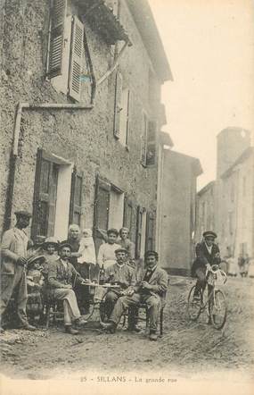 CPA FRANCE  83 "Sillans, la grande rue"